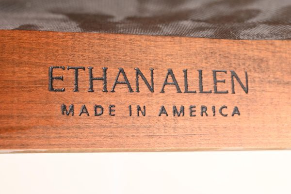Ethan Allen British Colonial Solid Cherry Wood Dining Chairs, Pair - Image 10