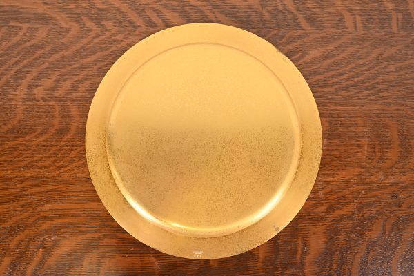 Tiffany Studios New York Bronze Doré Large Plate or Charger - Image 5