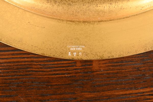 Tiffany Studios New York Bronze Doré Large Plate or Charger - Image 6