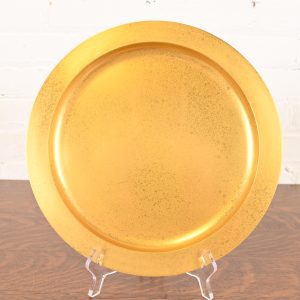 Tiffany Studios New York Bronze Doré Large Plate or Charger