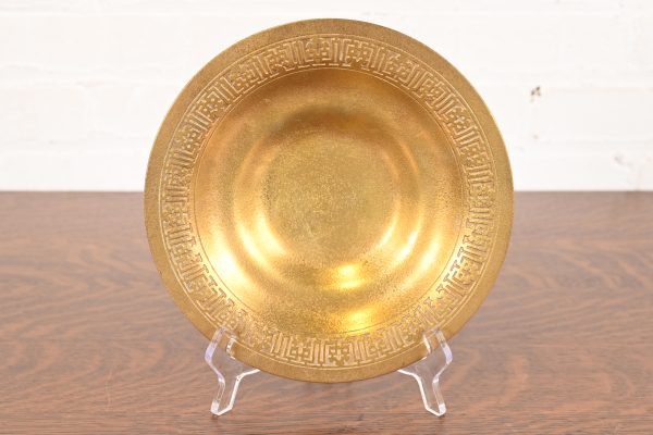Tiffany Studios New York Bronze Doré Plate or Shallow Bowl