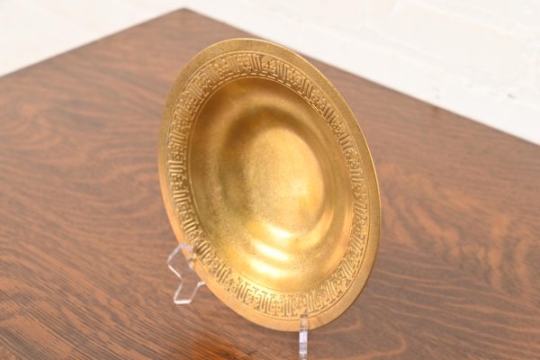 Tiffany Studios New York Bronze Doré Plate or Shallow Bowl - Image 3