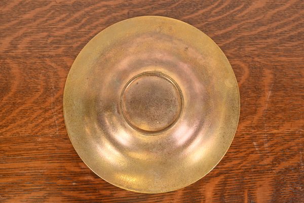 Tiffany Studios New York Bronze Doré Plate or Shallow Bowl - Image 7