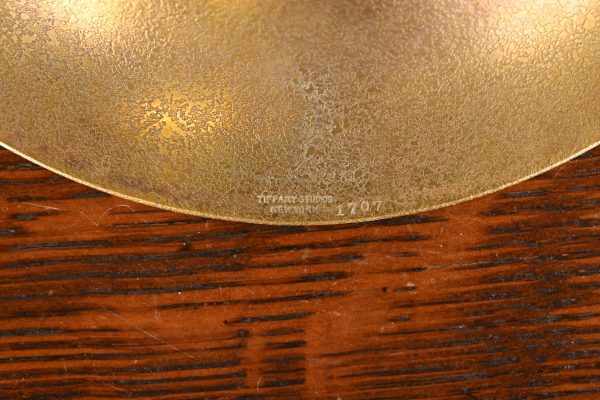 Tiffany Studios New York Bronze Doré Plate or Shallow Bowl - Image 8