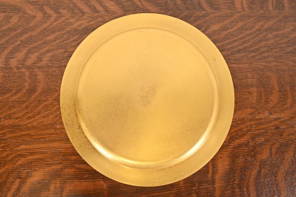 Tiffany Studios New York Bronze Doré Large Plate or Charger - Image 6