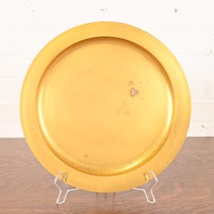 Tiffany Studios New York Bronze Doré Large Plate or Charger