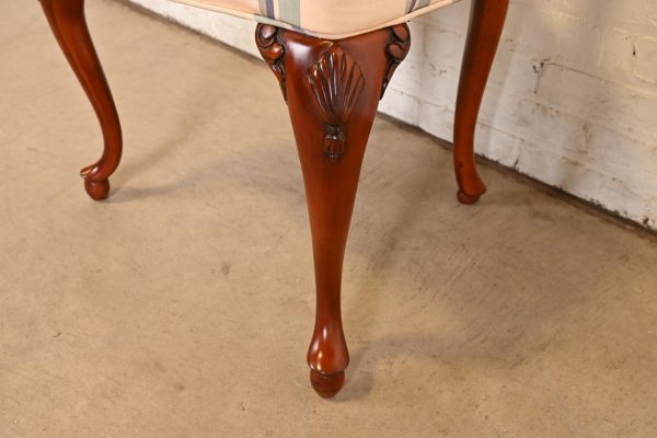 John Widdicomb Queen Anne Mahogany Dining Chairs, Set of Six - Image 7
