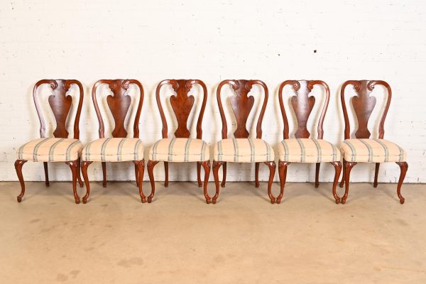 John Widdicomb Queen Anne Mahogany Dining Chairs, Set of Six - Image 3