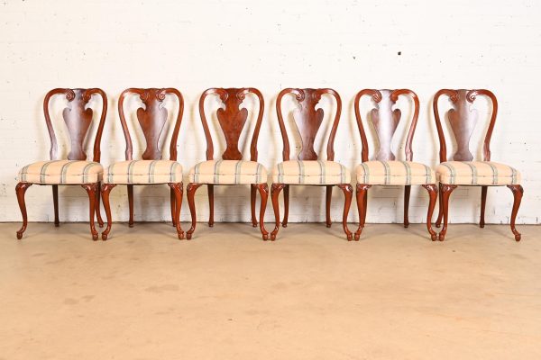 John Widdicomb Queen Anne Mahogany Dining Chairs, Set of Six - Image 2