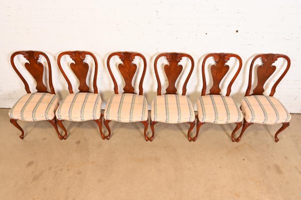 John Widdicomb Queen Anne Mahogany Dining Chairs, Set of Six - Image 5