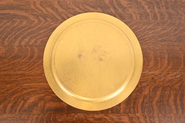 Tiffany Studios New York Bronze Doré Large Plate or Charger - Image 5