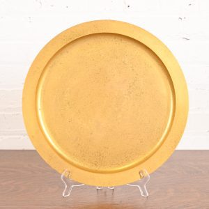 Tiffany Studios New York Bronze Doré Large Plate or Charger