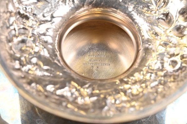 Tiffany & Co. Antique Victorian Repoussé Silverplate Compote Dish, Centerpiece, or Tazza - Image 7