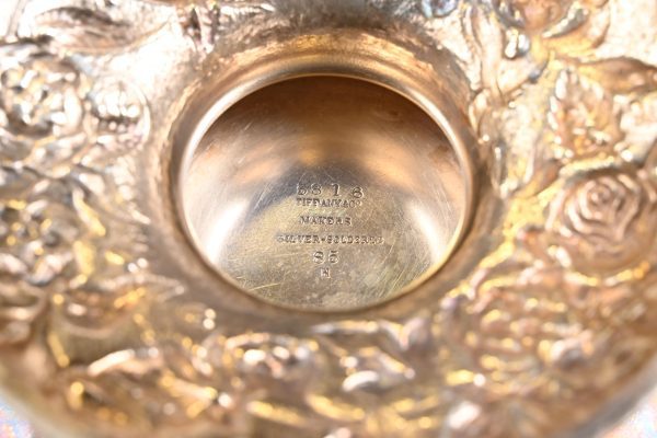 Tiffany & Co. Antique Victorian Repoussé Silverplate Compote Dish, Centerpiece, or Tazza - Image 6