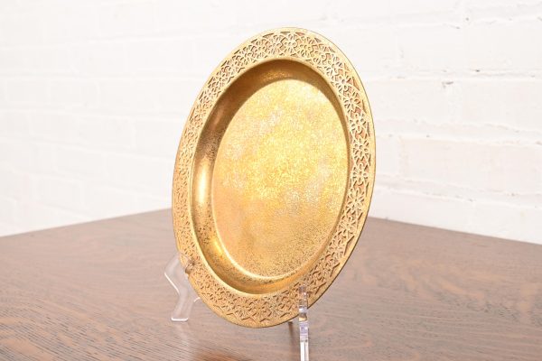 Tiffany Studios New York Bronze Doré Plate or Charger - Image 3