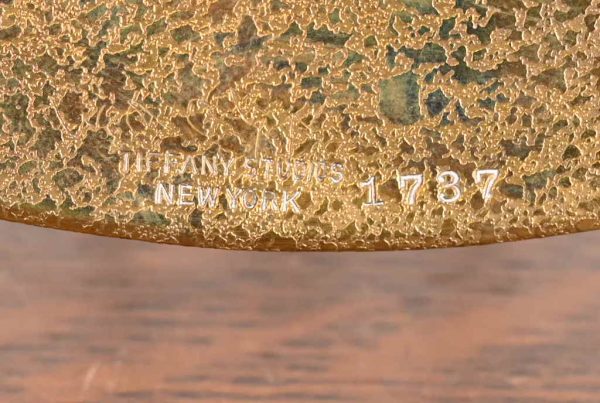 Tiffany Studios New York Bronze Doré Plate or Charger - Image 6