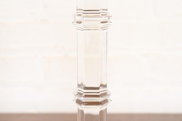 Tiffany & Co. Clear Crystal Candlesticks, Pair - Image 7