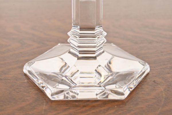 Tiffany & Co. Clear Crystal Candlesticks, Pair - Image 8