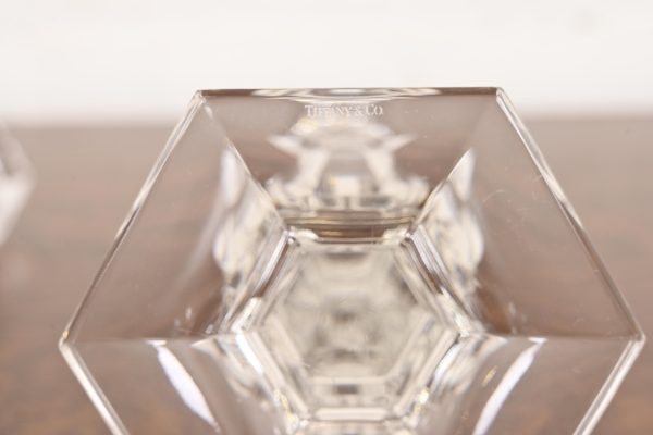 Tiffany & Co. Clear Crystal Candlesticks, Pair - Image 10