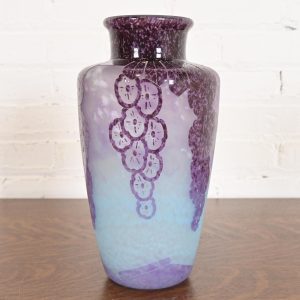Art Deco Cameo Glass Vase by Charles Schneider for Le Verre Français, 1920s