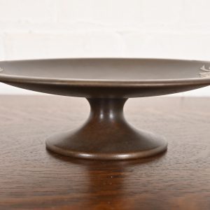 Silver Crest Arts & Crafts Sterling Silver on Bronze Footed Centerpiece Bowl or Compote Dish