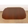 Kindel Furniture Georgian Mahogany Double Pedestal Extension Dining Table, Newly Refinished - Image 9