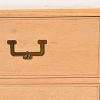 Henredon Mid-Century Modern Campaign Oak Highboy Dresser - Image 7