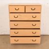 Henredon Mid-Century Modern Campaign Oak Highboy Dresser - Image 5