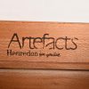 Henredon Mid-Century Modern Campaign Oak Highboy Dresser - Image 8