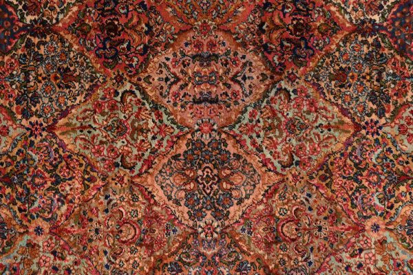 Karastan Kirman Room Size Wool Rug, Circa 1940s - Image 5