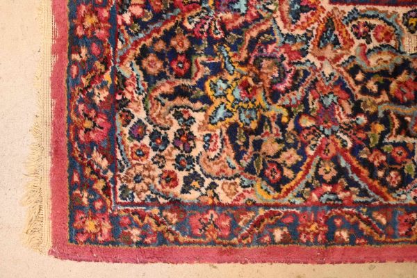 Karastan Kirman Room Size Wool Rug, Circa 1940s - Image 4