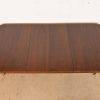 Baker Furniture Style Georgian Banded Mahogany Double Pedestal Extension Dining Table, Newly Refinished - Image 5