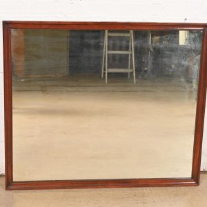 Kindel Furniture Style Mid-Century Mahogany Framed Wall Mirror, 1960s