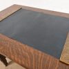 Tiffany Studios New York Zodiac Bronze Blotter Ends With Leather Desk Blotter - Image 3
