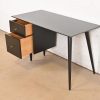 Paul McCobb Planner Group Mid-Century Modern Black Lacquered Writing Desk, Newly Refinished - Image 5