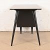 Paul McCobb Planner Group Mid-Century Modern Black Lacquered Writing Desk, Newly Refinished - Image 9