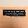 Paul McCobb Planner Group Mid-Century Modern Black Lacquered Writing Desk, Newly Refinished - Image 7
