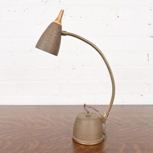 Mid-Century Modern Gooseneck Desk Lamp or Table Lamp, Circa 1950s