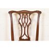 Baker Furniture Chippendale Carved Mahogany Dining Chairs, Set of Six - Image 5
