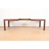 Henredon Georgian Carved Mahogany Extension Dining Table, Newly Refinished - Image 6