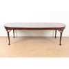 Henkel Harris Queen Anne Solid Mahogany Extension Dining Table, Newly Refinished - Image 2