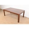Henredon Georgian Carved Mahogany Extension Dining Table, Newly Refinished - Image 8