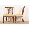 Baker Furniture Chippendale Carved Mahogany Dining Chairs, Set of Eight - Image 9