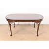 Henkel Harris Queen Anne Solid Mahogany Extension Dining Table, Newly Refinished - Image 7