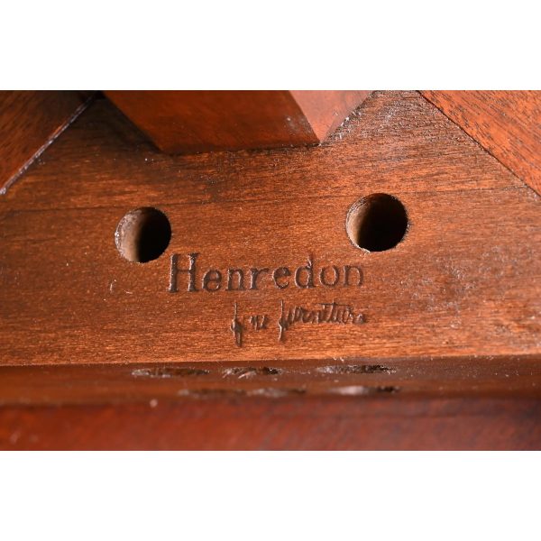Henredon Georgian Carved Mahogany Extension Dining Table, Newly Refinished - Image 12