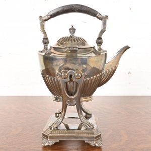 Tiffany & Co. Art Deco Silverplate Tea Kettle or Coffee Pot With Boiler