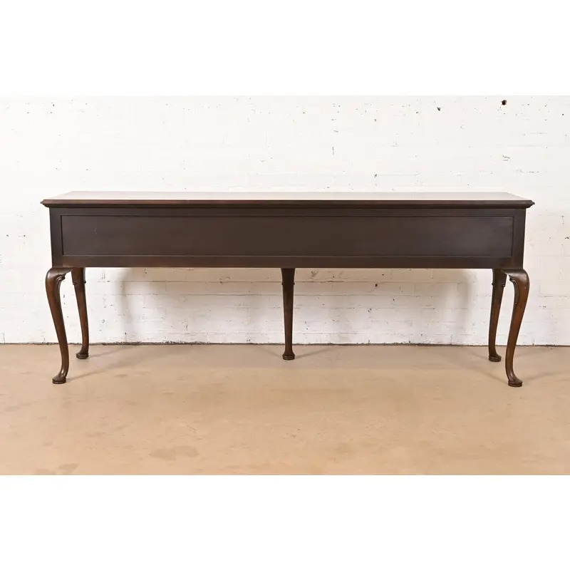Baker Furniture Georgian Burled Walnut Sideboard Credenza - Image 13