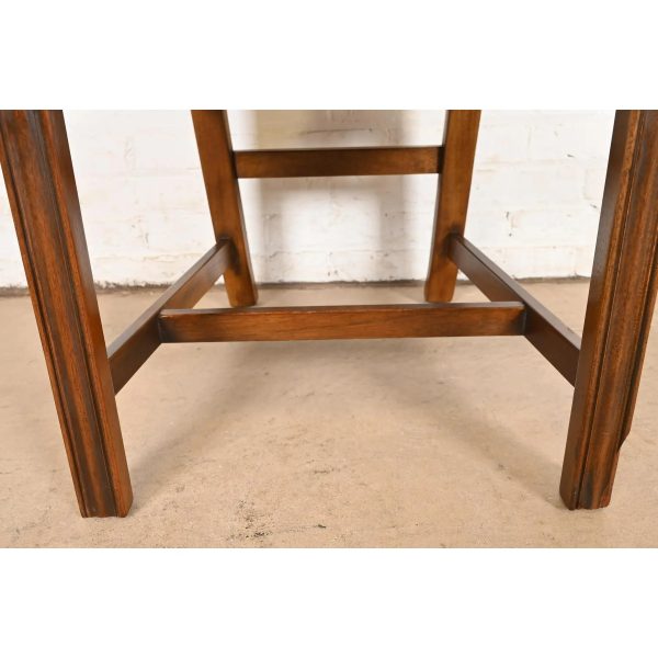 Drexel Heritage Georgian Carved Mahogany Dining Chairs, Set of Four - Image 8