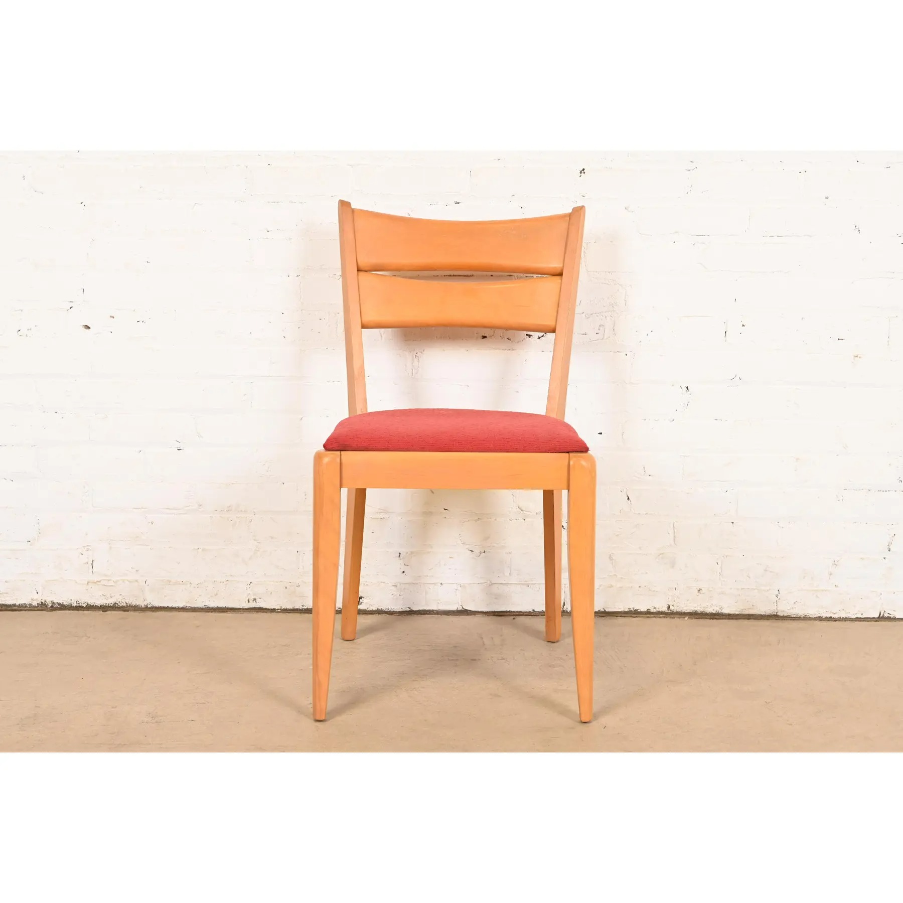 Heywood Wakefield Mid-Century Modern Solid Maple Side Chair, 1950s - Image 2