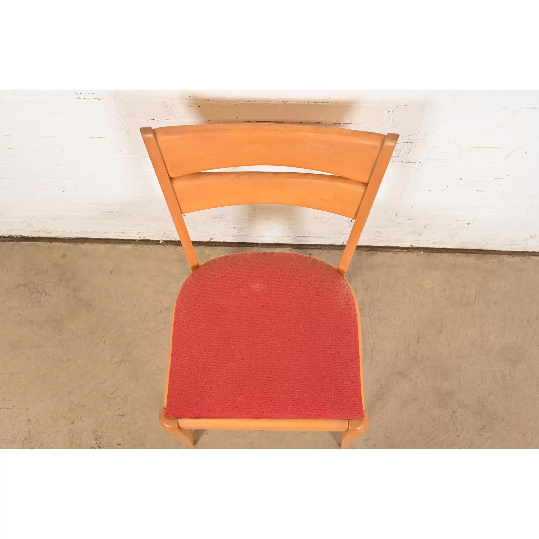 Heywood Wakefield Mid-Century Modern Solid Maple Side Chair, 1950s - Image 5